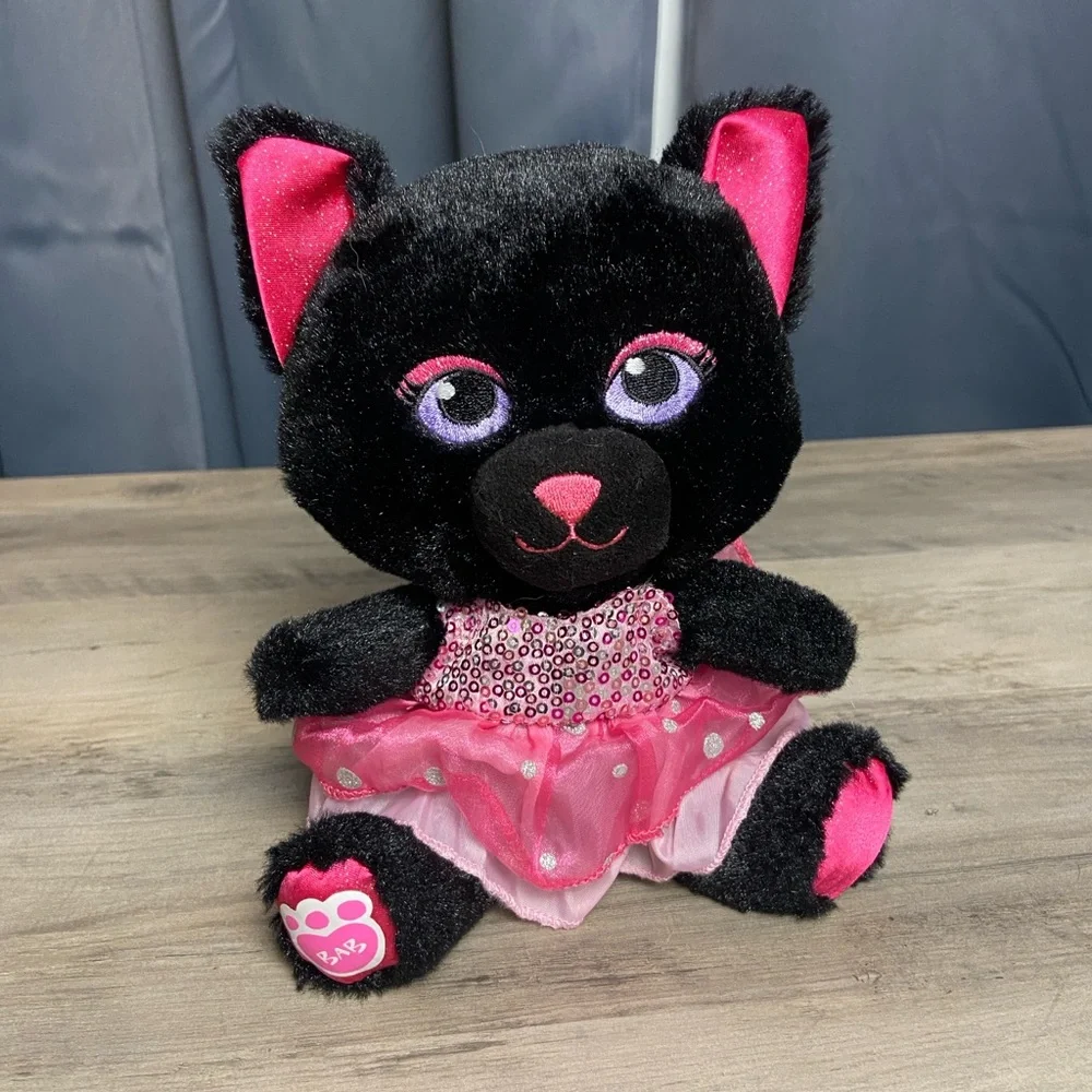 Build a‎ Bear 2014 Buddies LUCK Black Kitty, 9” Halloween Cat